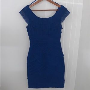 BCBG Maxazria Cobalt Blue Cocktail Dress